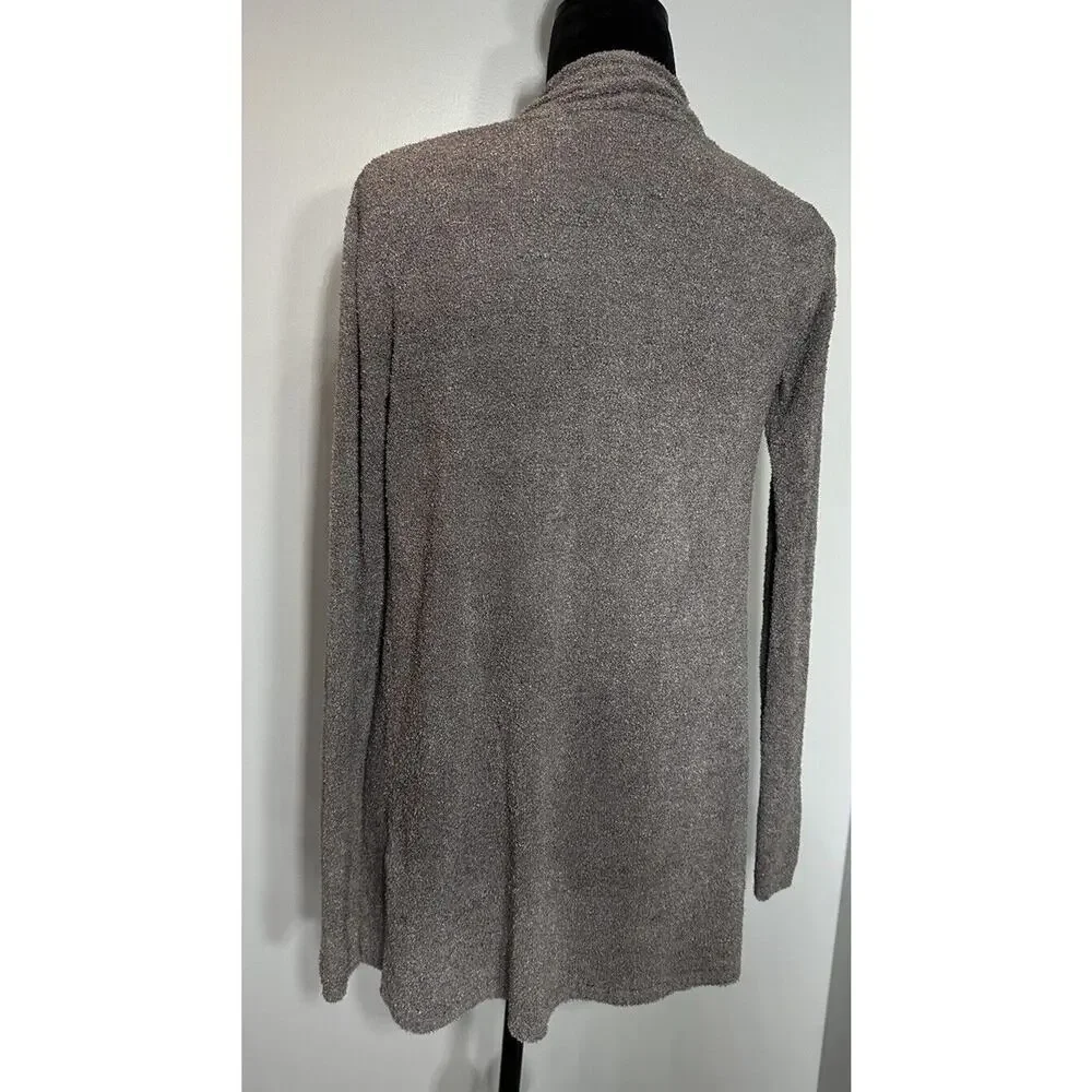 Barefoot Dreams CozyChic Lite Open Front Cardigan Brown Style 903 Size XXS/XS - Picture 2 of 7